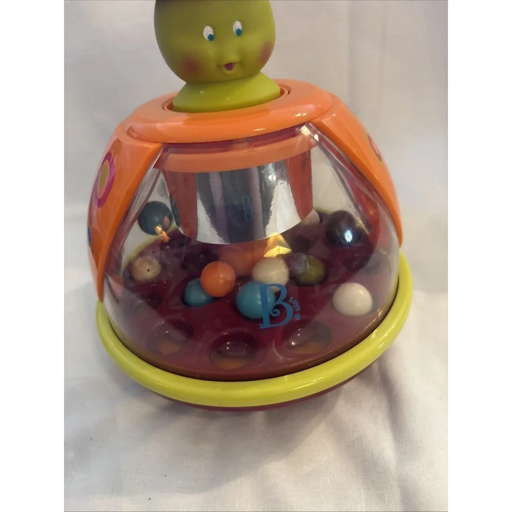 B Toys Poppitoppy Ball Popper‎ Toy - Top Spinning Toys for Toddlers Excellent!